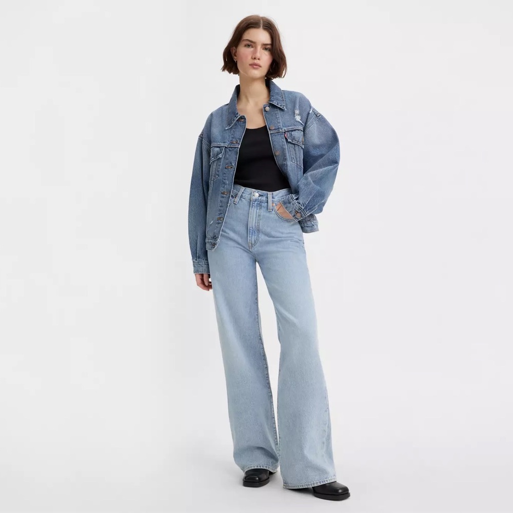 RIBCAGE WIDE LEG WOMEN'S JEANS